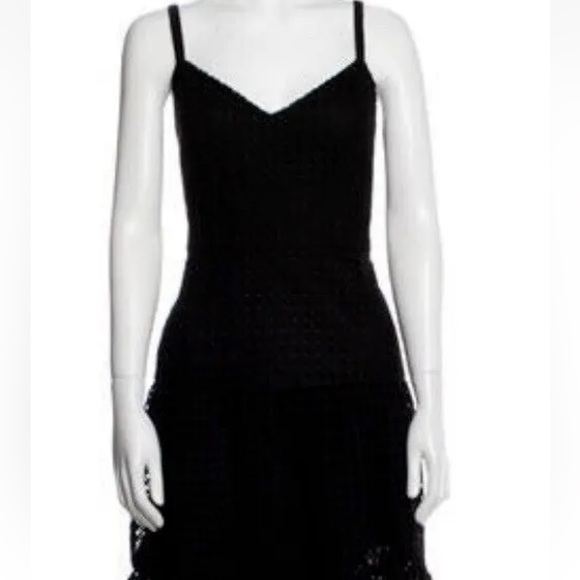 MARCHESA Lace Pattern Midi Length Dress - Picture 6 of 11